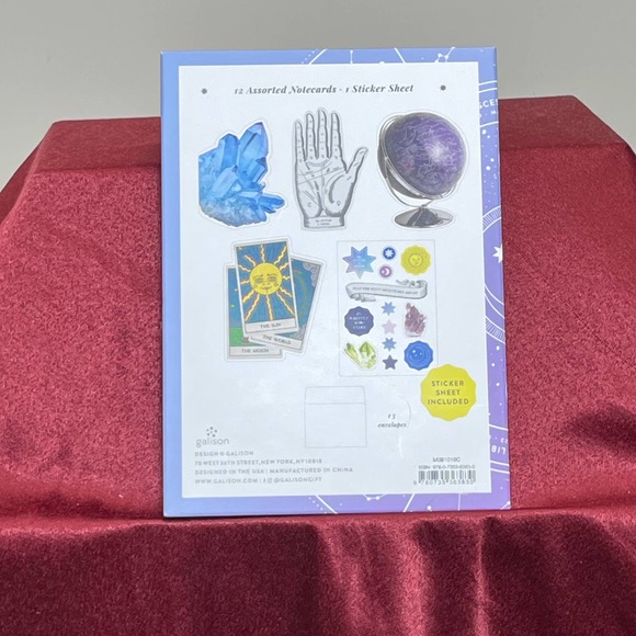 NEW The Future Is Yours Shaped Notecard Set - 12 Assorted and Stickers - Picture 2 of 4